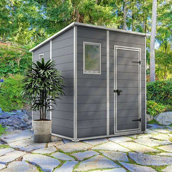 KETER MANOR PENT 6x6 MŰANYAG SZERSZÁMOS HÁZ - Szürke