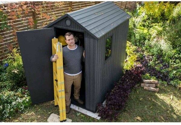 Keter Darwin 4x6 Kerti Ház, műanyag, szürke