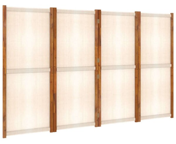 VidaXL Fa Térelválasztó - 4 Panel - 280x180 cm