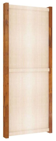 Fehér 6 paneles térelválasztó 420x180 cm
