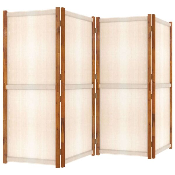 VidaXL Fa Térelválasztó - 4 Panel - 280x180 cm