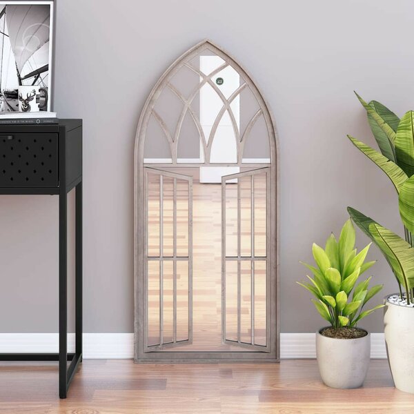 VidaXL Gótikus Fali Tükör - Vas - 100x45 cm