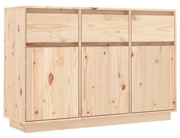 VidaXL tömör fenyőfa tálalószekrény 111 x 36 x 75 cm