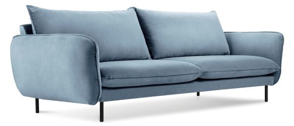 Vienna világoskék bársony kanapé, 200 cm - Cosmopolitan Design