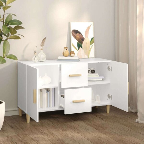 VidaXL Fehér Tálalóasztal - 100x36x60 cm