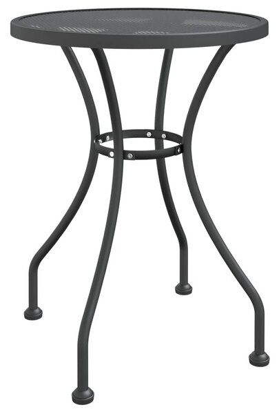 VidaXL Fém Kerti Asztal - Hálós - Ø60cm