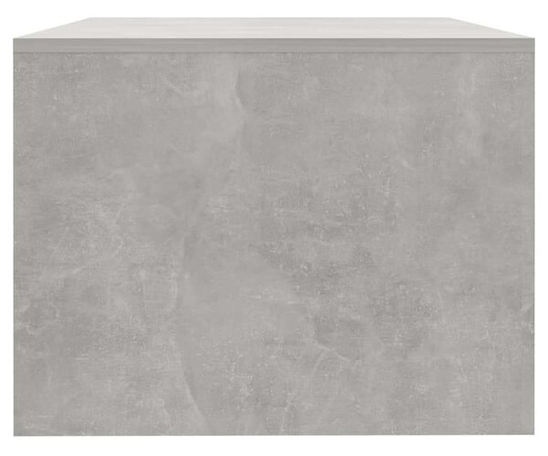 VidaXL Dohányzóasztal - Betonszürke - 102x55x42 cm