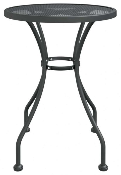 VidaXL Fém Kerti Asztal - Hálós - Ø60cm