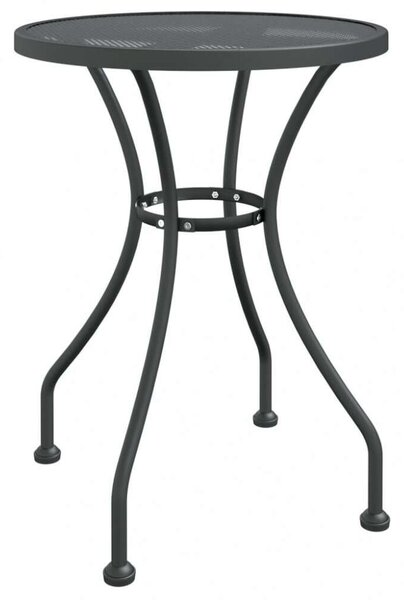 VidaXL Fém Kerti Asztal - Hálós - Ø60cm