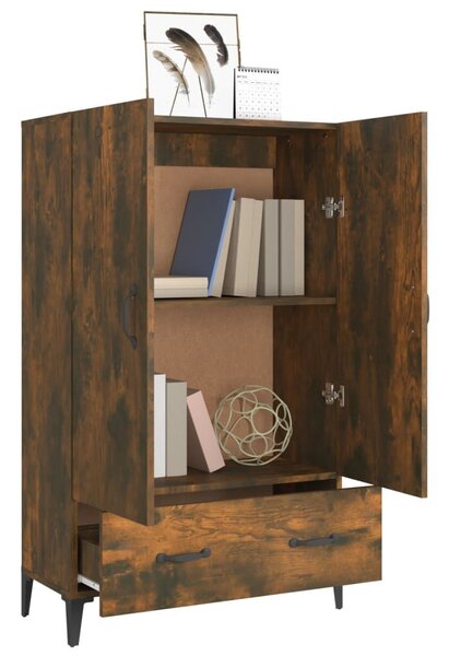 VidaXL Füstös Tölgy Fa Magasszekrény - 70x31x115 cm