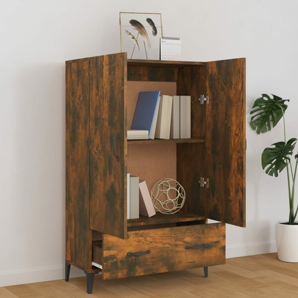 VidaXL Füstös Tölgy Fa Magasszekrény - 70x31x115 cm