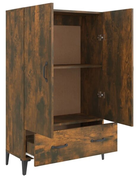 VidaXL Füstös Tölgy Fa Magasszekrény - 70x31x115 cm