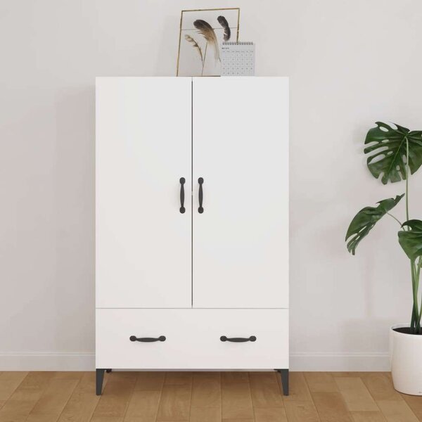VidaXL fehér szerelt fa magasszekrény 70 x 31 x 115 cm