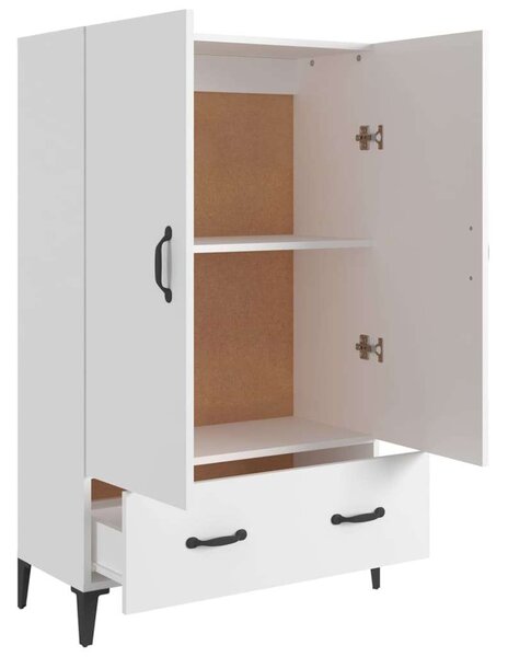 VidaXL fehér szerelt fa magasszekrény 70 x 31 x 115 cm