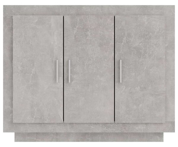 VidaXL Tálalóasztal - Betonszürke - 92x35x75 cm