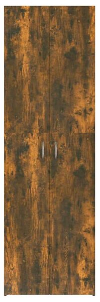 VidaXL Irodaszekrény - Füstös Tölgy - 60x32x190 cm