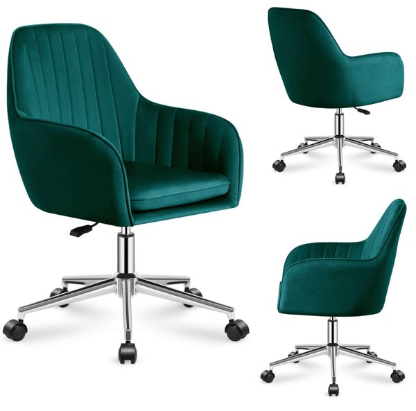 Comfort 5.2 velúr Irodai szék - zöld