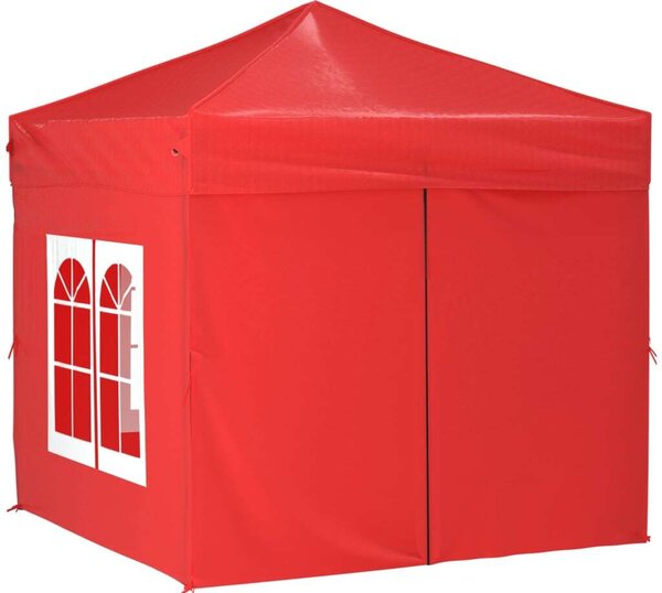 VidaXL Rendezvénysátor - Piros - 2x2m