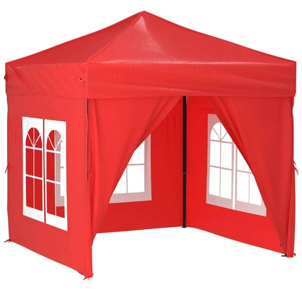 VidaXL Rendezvénysátor - Piros - 2x2m