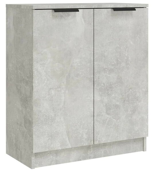 VidaXL Betonhatású Tálalószekrény Szett - 2 db - 60x30x70 cm