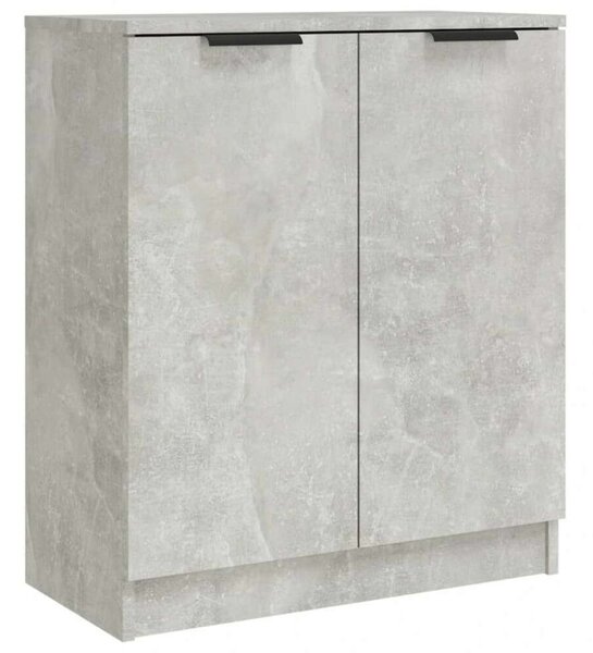 VidaXL Betonhatású Tálalószekrény Szett - 2 db - 60x30x70 cm