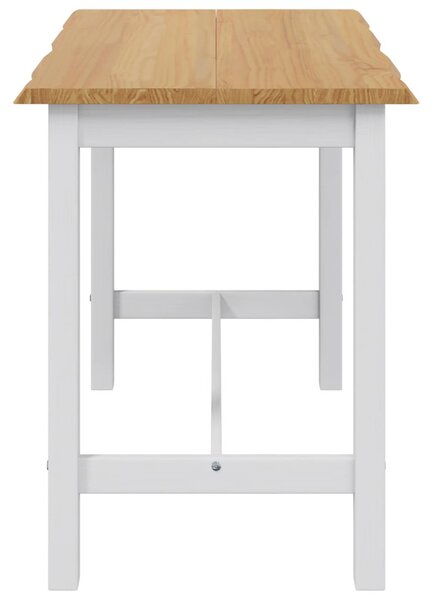Magas bárasztal EKAI Fehér 112 x 70 x 91 cm Tömör Fenyőfa