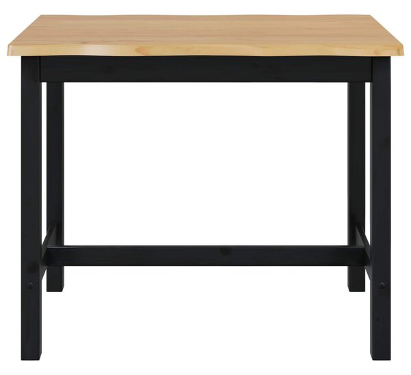 Magas bárasztal EKAI Fekete 112 x 70 x 91 cm Tömör Fenyőfa