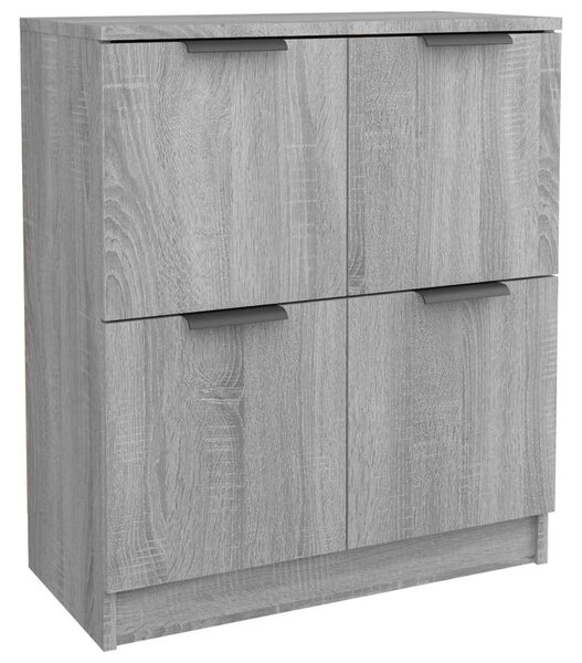 VidaXL Tálalószekrény Szett - Sonoma Szürke - 2 db - 60x30x70 cm