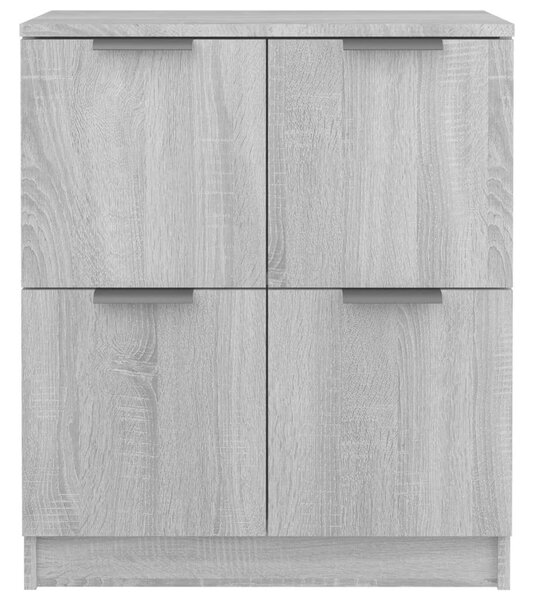 VidaXL Tálalószekrény Szett - Sonoma Szürke - 2 db - 60x30x70 cm