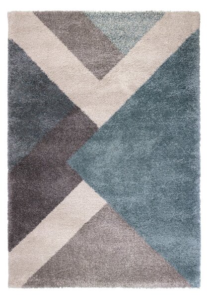 Zula kék-szürke szőnyeg, 120 x 170 cm - Flair Rugs