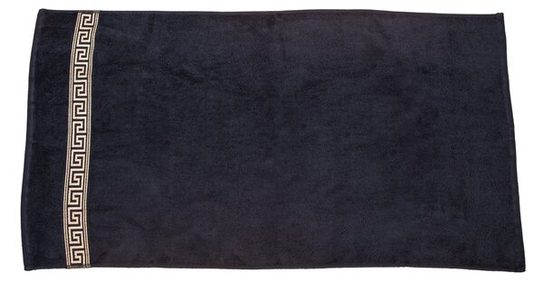 GREEK törölköző 50 x 90 cm fekete, 100% pamut
