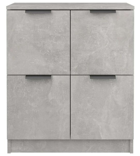 VidaXL 2 db fehér szerelt fa tálalóasztal 60 x 30 x 70 cm