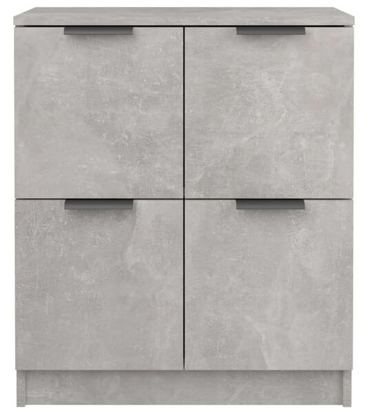 VidaXL 2 db fehér szerelt fa tálalóasztal 60 x 30 x 70 cm
