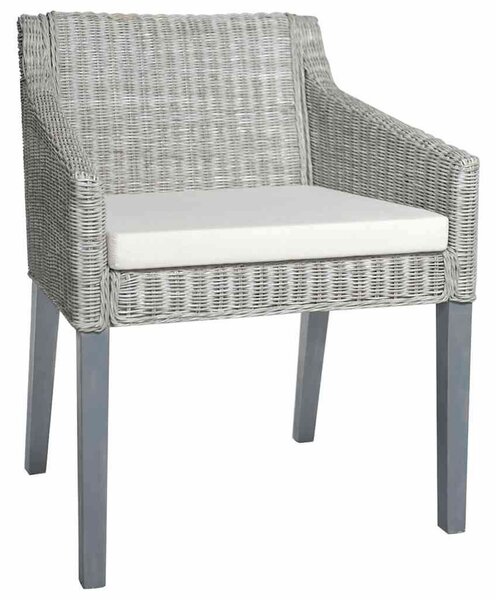 Rattan Étkezőszék - 2 db - Szürke