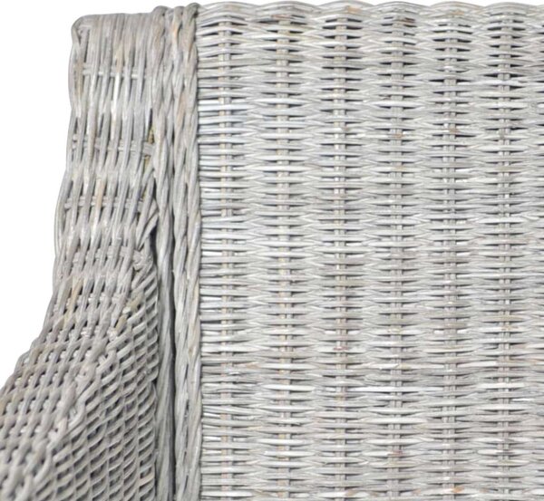 Rattan Étkezőszék - 2 db - Szürke