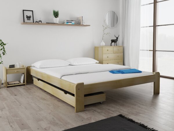 ADA ágy 160x200 cm, fenyőfa Ágyrács: Ágyrács nélkül, Matrac: Matrac nélkül