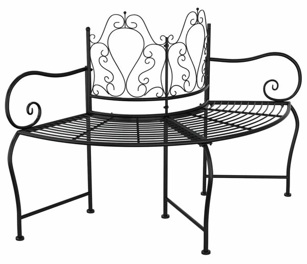 VidaXL Fa Körüli Pad - Acél - 150 cm