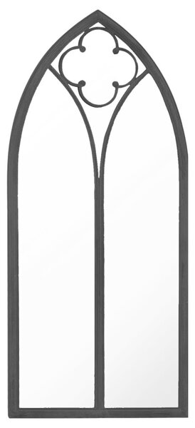 VidaXL Gótikus Fali Tükör - Fekete Vas - 70x30 cm