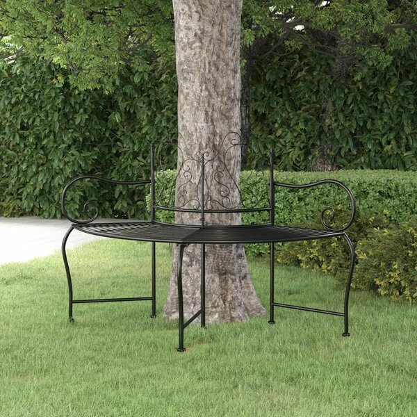 VidaXL Fa Körüli Pad - Acél - 150 cm