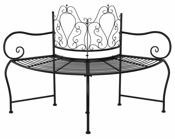 VidaXL Fa Körüli Pad - Acél - 150 cm