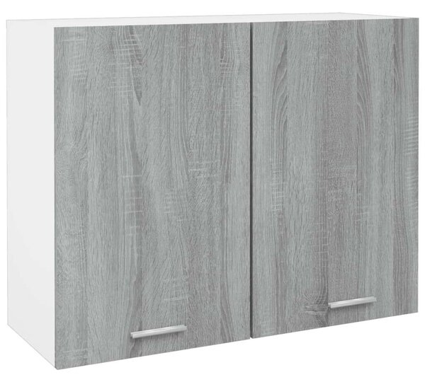 VidaXL Konyhai Fali Szekrény - Szürke Sonoma - 80x31x60 cm