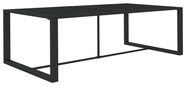 VidaXL Kültéri Étkezőasztal - Alumínium - Antracit Szürke - 120x60 cm