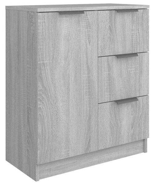 VidaXL Tálalószekrény Szett - Sonoma Szürke - 2 db - 60x30x70 cm