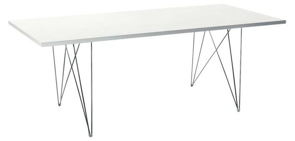 Bella fehér étkezőasztal, 200 x 90 cm - Magis