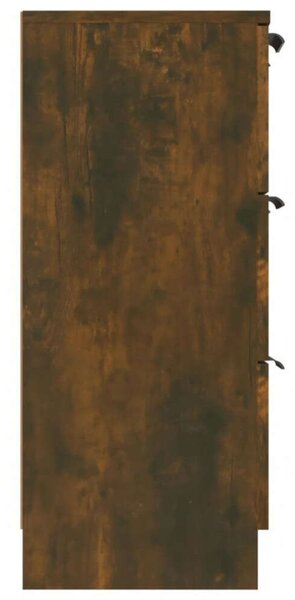 VidaXL füstös tölgyszínű szerelt fa tálalószekrény 60 x 30 x 70 cm