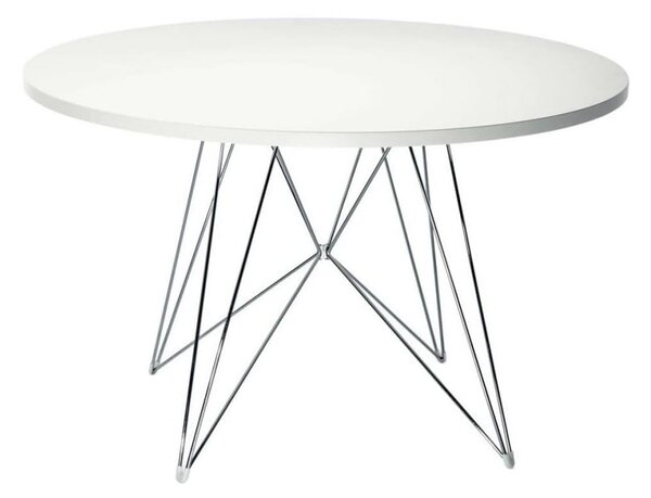 Bella fehér étkezőasztal, ø 120 cm - Magis
