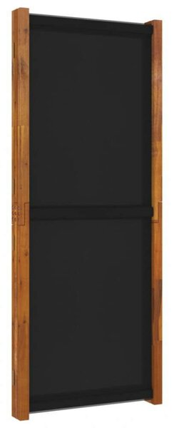 VidaXL fekete 3 paneles térelválasztó 210 x 180 cm