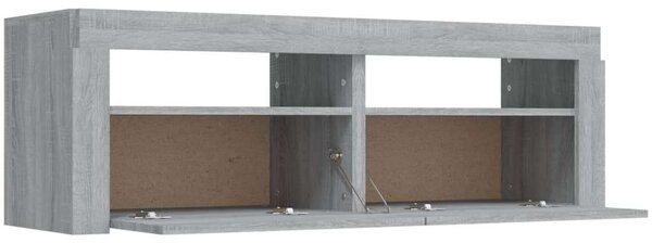 VidaXL LED TV Szekrény - Szürke Sonoma - 120x35x40 cm