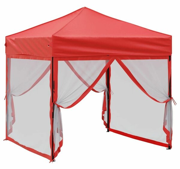 VidaXL Rendezvénysátor 2x2m, Piros