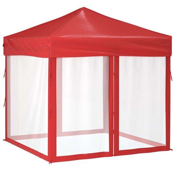 VidaXL Rendezvénysátor 2x2m, Piros